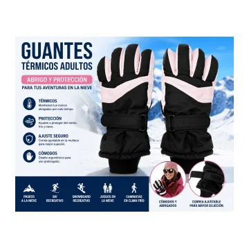 Guantes Térmicos Adultos de invierno para nieve en Chile - TODOMAX.CL