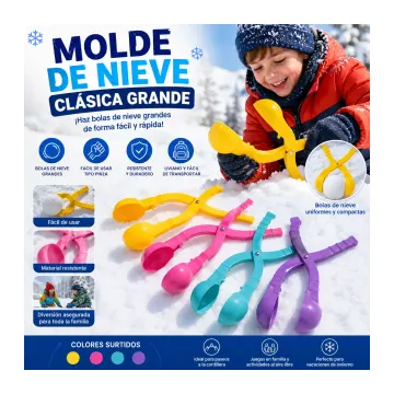 Molde de Nieve Clásica Grande para nieve familiar en Chile - TODOMAX.CL