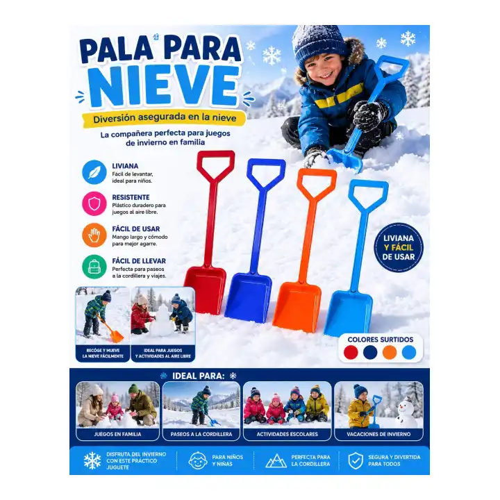 Pala para Nieve para nieve familiar en Chile - TODOMAX.CL